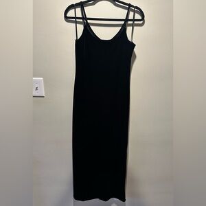ONYX black velvet dress